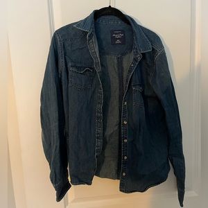Jean button down